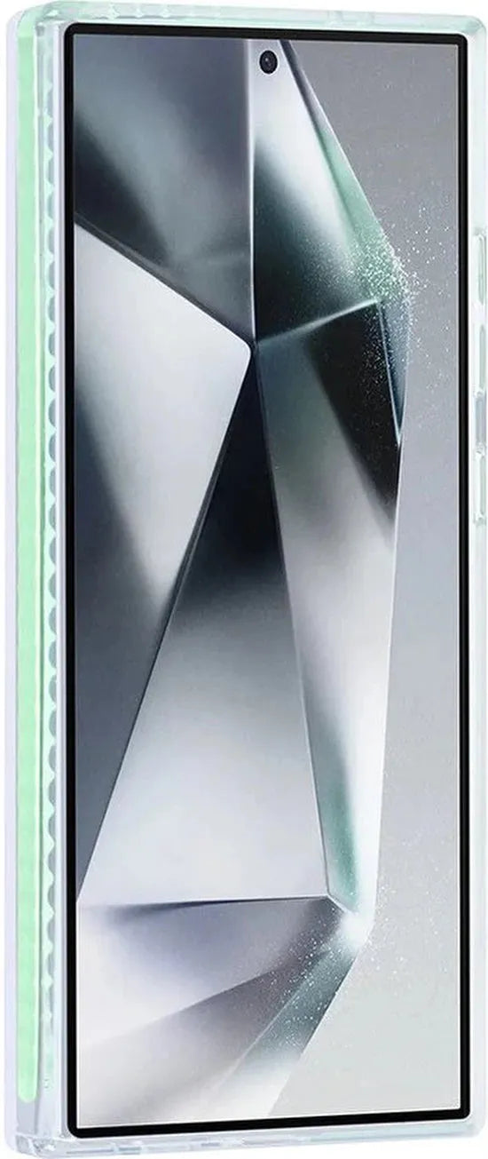 Samsung Galaxy S24 Ultra Hoesjes – Backcover met Koord – Schokbestendig – Groen-Ilumina Benelux