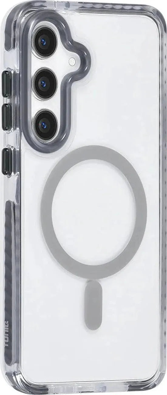 Samsung Galaxy S24 Plus Hoesjes – Backcover met Koord – Schokbestendig – Grijs-Ilumina Benelux