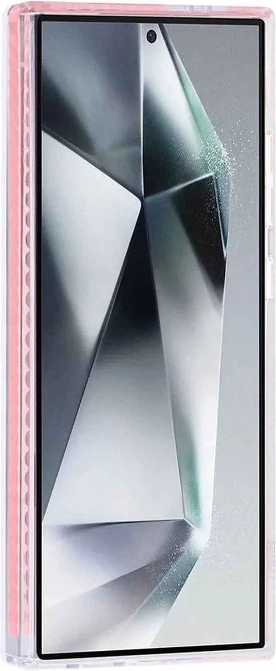 Samsung Galaxy S24 Ultra Hoesjes – Backcover Met Koord – Schokbestendig – Roze-Ilumina Benelux