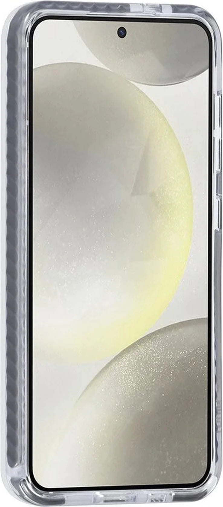 Hoes Geschikt voor: Samsung Galaxy S24 Hoesje Cover Met Koord - Grijs