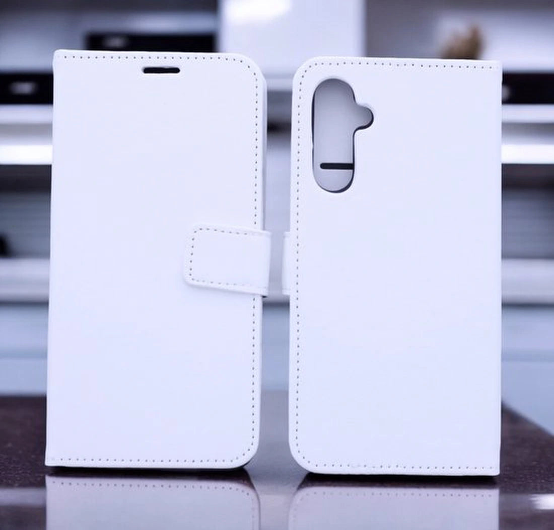 Portemonnee Book Case Hoesje Geschikt voor: Samsung Galaxy A36 - Wit