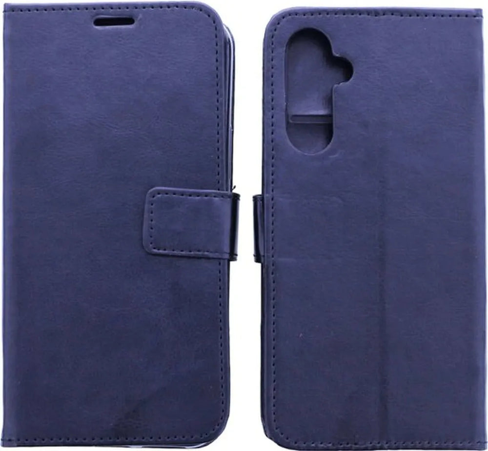 Samsung Galaxy A26/A17 5G Hoesjes – Portemonnee Book Case – Pasjeshouder – Magneetsluiting – Zwart-Ilumina Benelux