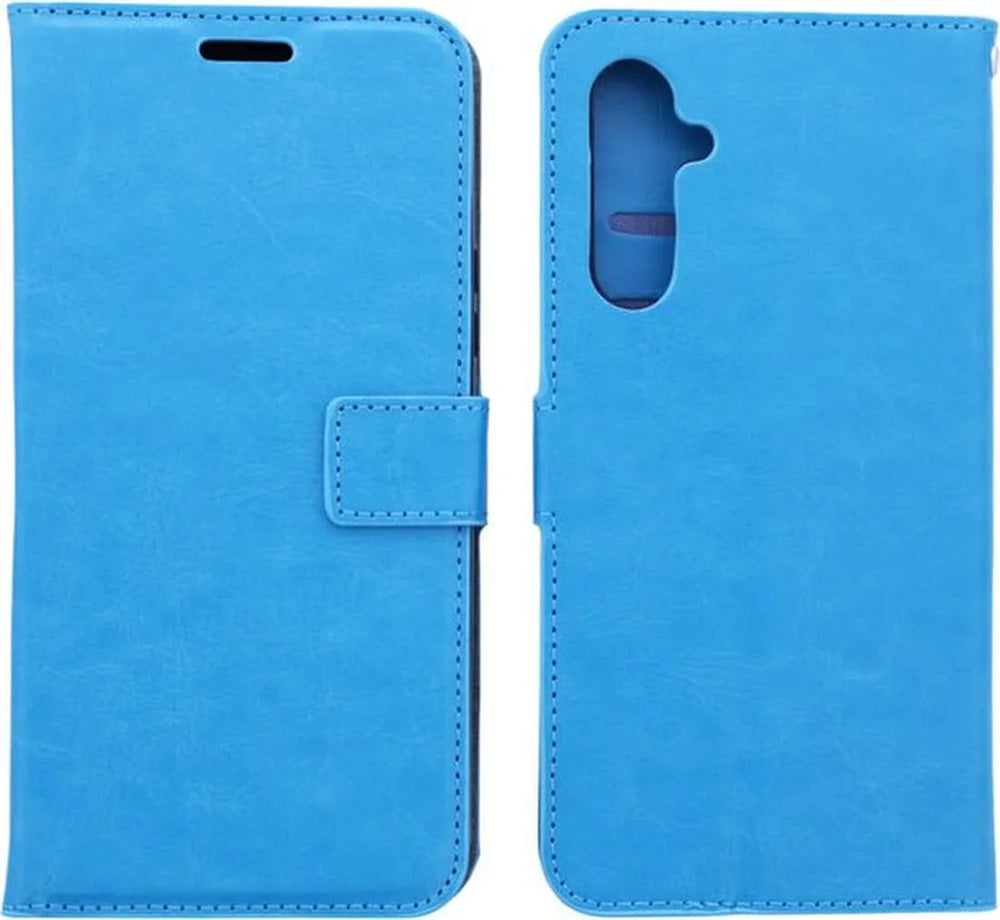 Samsung Galaxy A26/A17 5G Hoesjes – Portemonnee Book Case – Pasjeshouder – Magneetsluiting – Turquoise-Ilumina Benelux