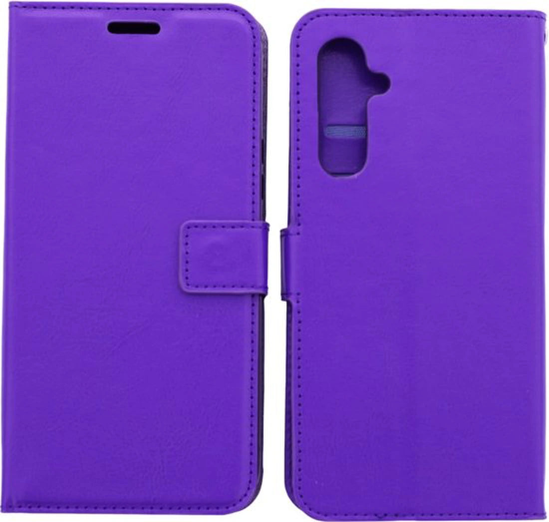 Portemonnee Book Case Hoesje Geschikt voor: Samsung Galaxy A56 - Paars
