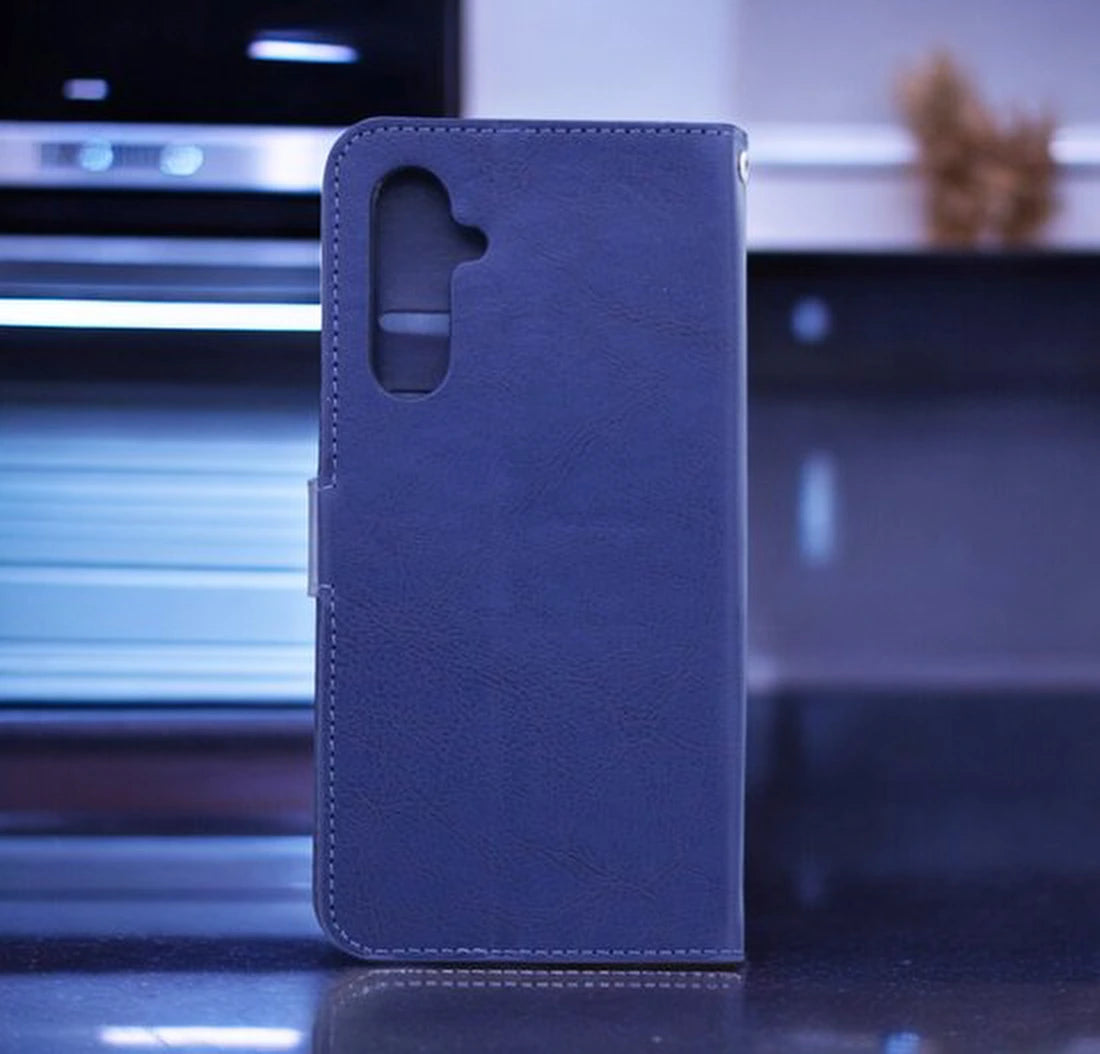 Portemonnee Book Case Hoesje Geschikt voor: Samsung Galaxy S25 Plus - Blauw