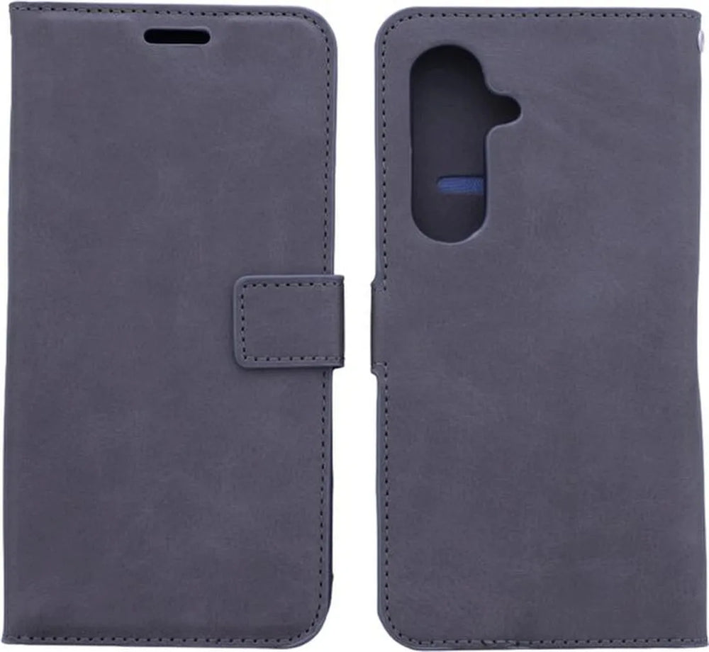 Samsung Galaxy S25 Ultra Hoesjes – Portemonnee Book Case – Pasjeshouder – Magneetsluiting – Grijs-Ilumina Benelux