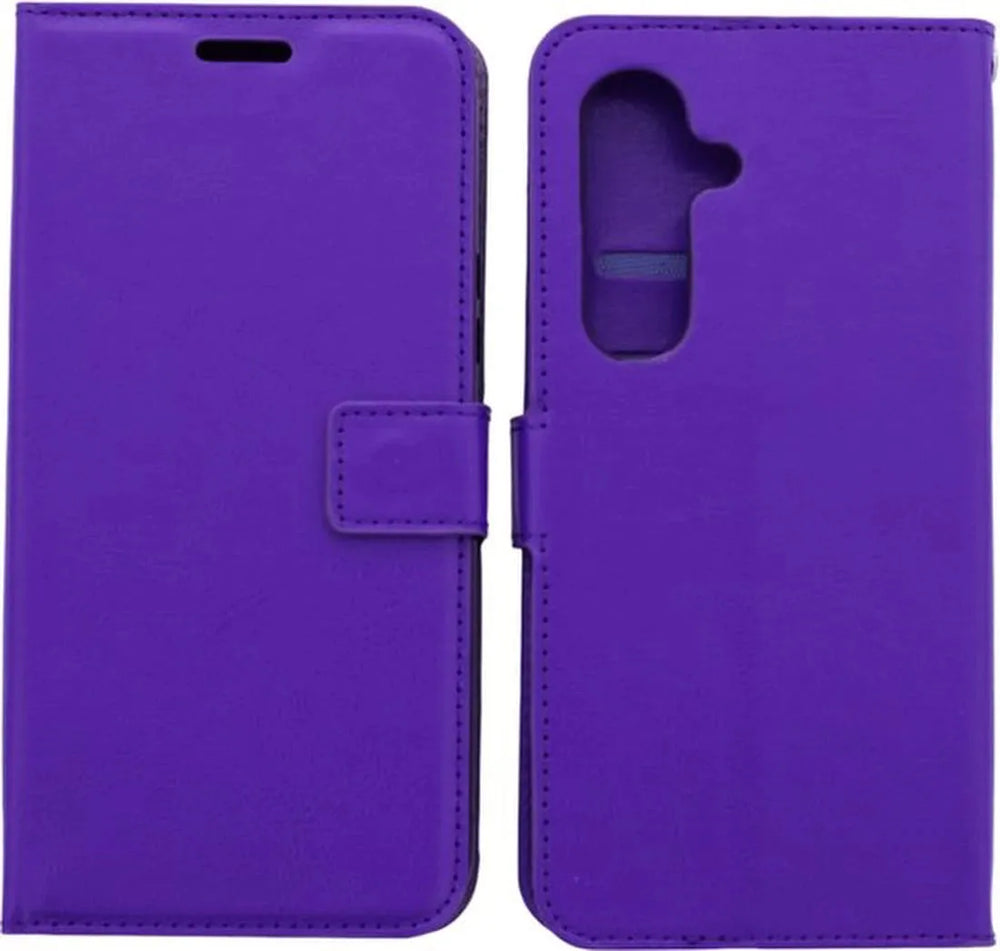 Samsung Galaxy S25 Ultra Hoesjes – Portemonnee Book Case – Pasjeshouder – Magneetsluiting – Paars-Ilumina Benelux