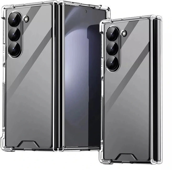 Samsung Galaxy Z Fold 6 Hoesjes – Siliconen Backcover – Schokbestendig – Flexibel – Transparant-Ilumina Benelux