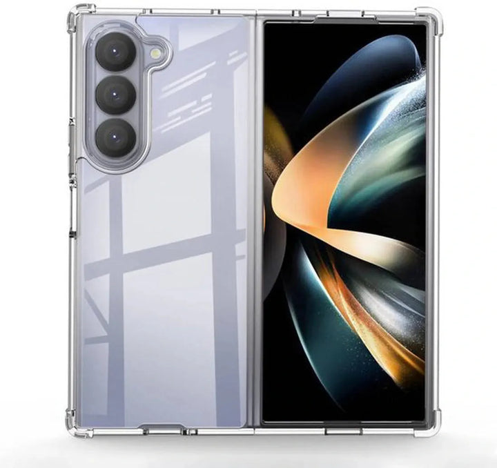 Samsung Galaxy Z Fold 6 Hoesjes – Siliconen Backcover – Schokbestendig – Flexibel – Transparant-Ilumina Benelux