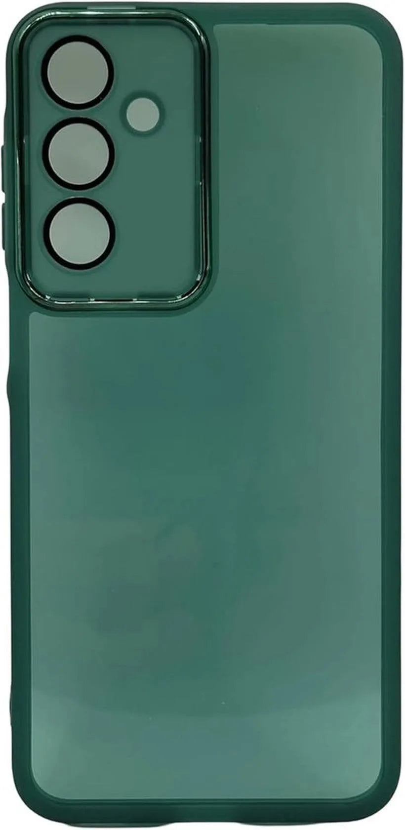 Samsung Galaxy S24 FE Hoesjes – Siliconen TPU Backcover – Camera Lens Film – Schokbestendig – Groen-Ilumina Benelux