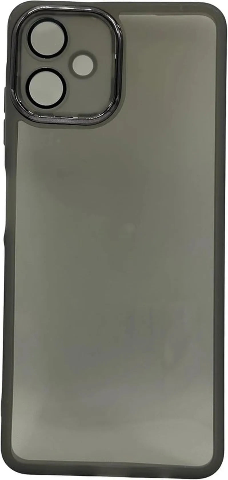 Samsung Galaxy A06 Hoesjes – Siliconen TPU Backcover – Camera Lens Film – Zwart-Ilumina Benelux