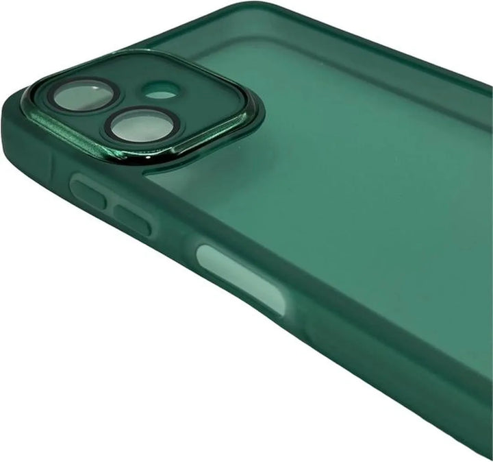 Samsung Galaxy A06 Hoesjes – Zachte Siliconen TPU Backcover – Camera Lens Film – Groen-Ilumina Benelux