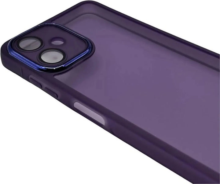 Samsung Galaxy A06 Hoesjes – Zachte Siliconen TPU Backcover – Camera Lens Film – Paars-Ilumina Benelux