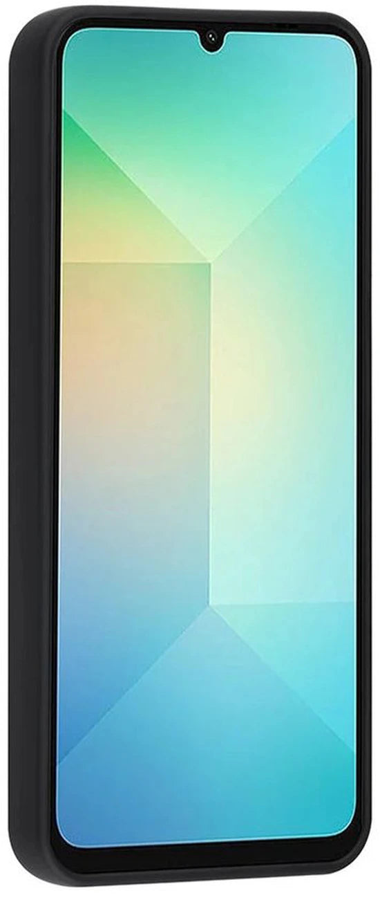 Flexibele achterkant Silicone hoesje Zwart Geschikt voor: Samsung Galaxy A06