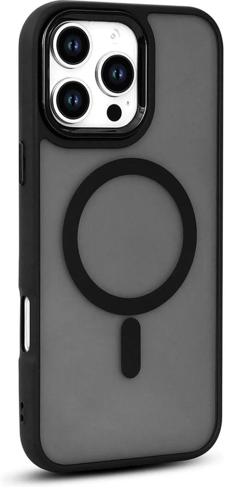 iPhone 16 Plus Hoesjes – Magnetische Backcover – MagSafe Compatibel – Schokbestendig – Zwart-Ilumina Benelux