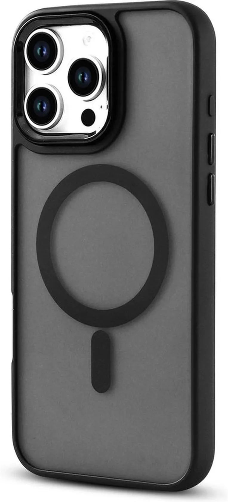 iPhone 16 Plus Hoesjes – Magnetische Backcover – MagSafe Compatibel – Schokbestendig – Zwart-Ilumina Benelux