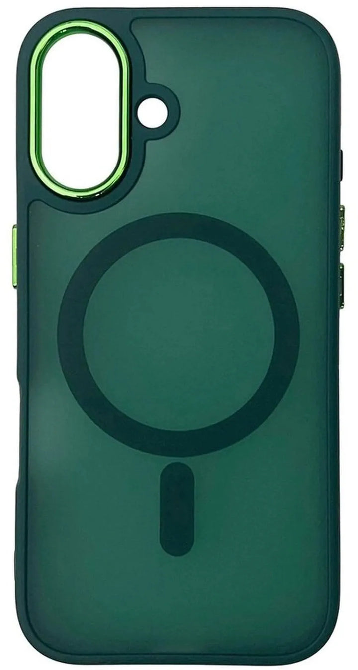iPhone 16 Plus Hoesjes – Magnetische Backcover – MagSafe Compatibel – Schokbestendig – Groen-Ilumina Benelux