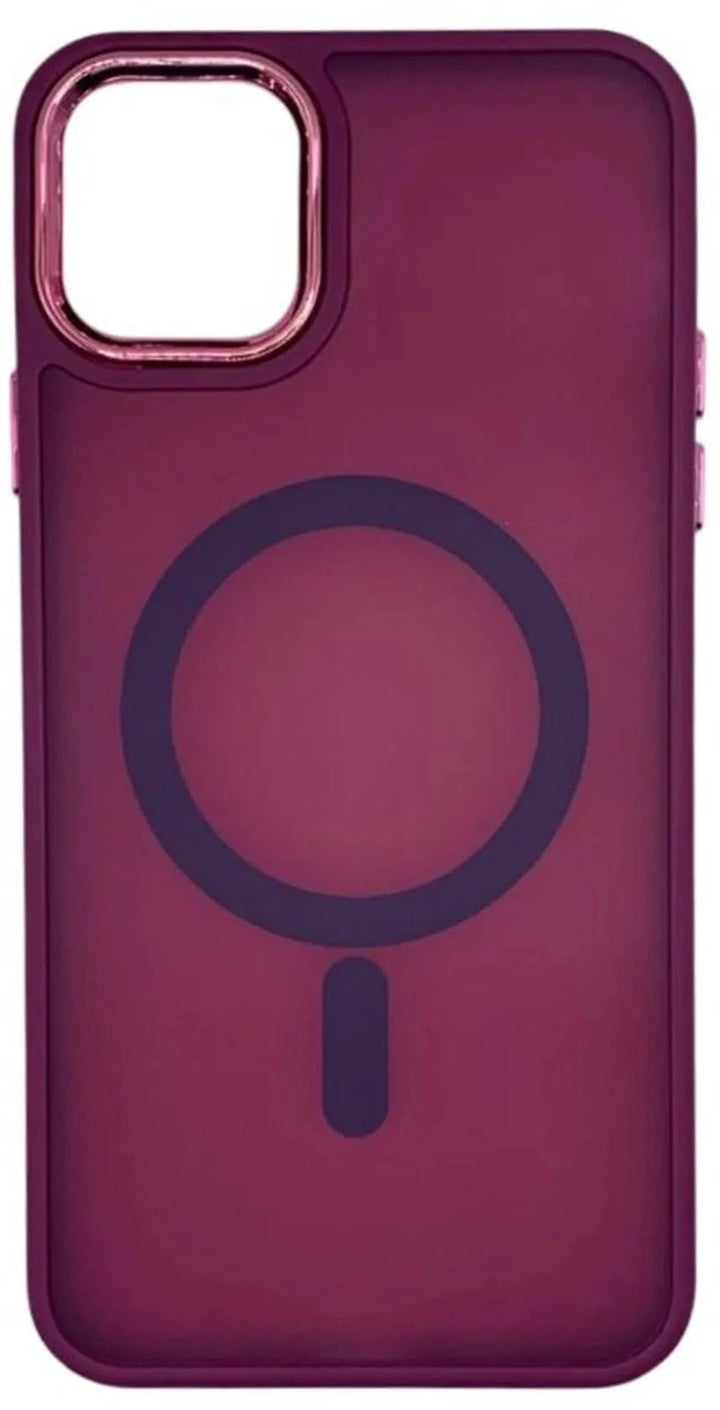 iPhone 16 Pro Max Hoesjes – Magnetische Backcover – MagSafe Compatibel – Schokbestendig – Rood-Ilumina Benelux