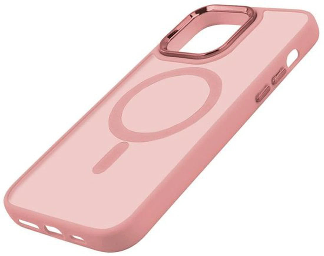 Samsung Galaxy S25 Plus Hoesjes – Magnetische Backcover – MagSafe Compatibel – Matte Achterkant – Roze