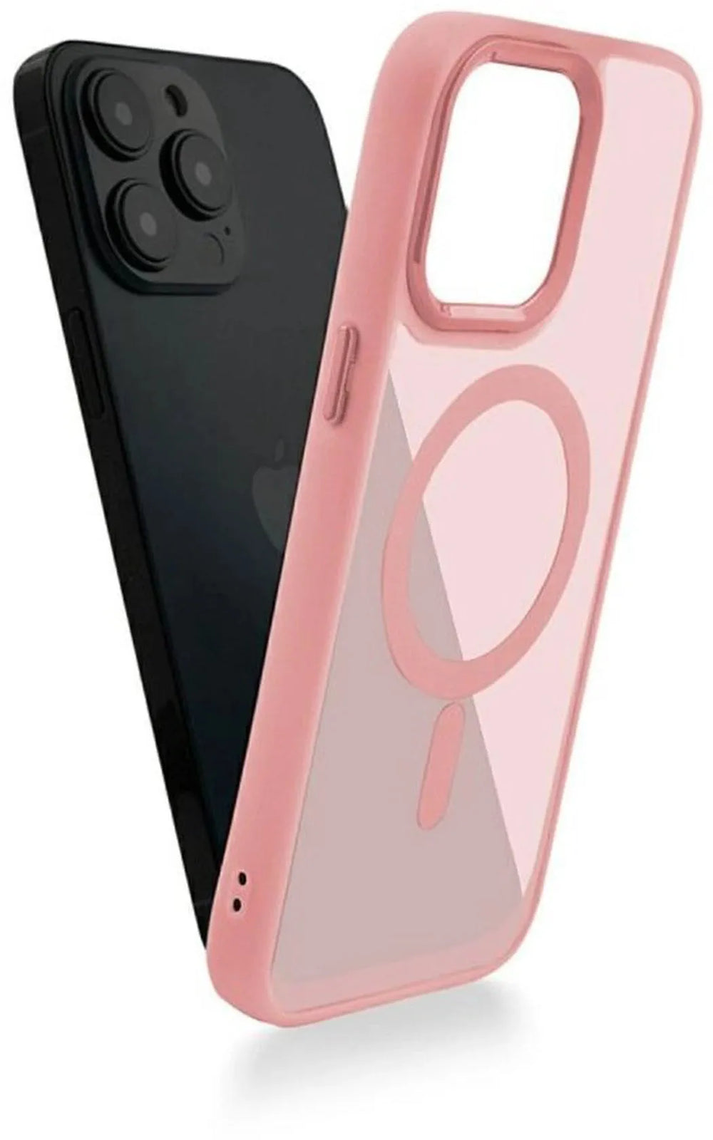 Samsung Galaxy S25 Hoesjes – Matte MagSafe Backcover – Magnetisch – 2x Screenprotector – Roze-Ilumina Benelux