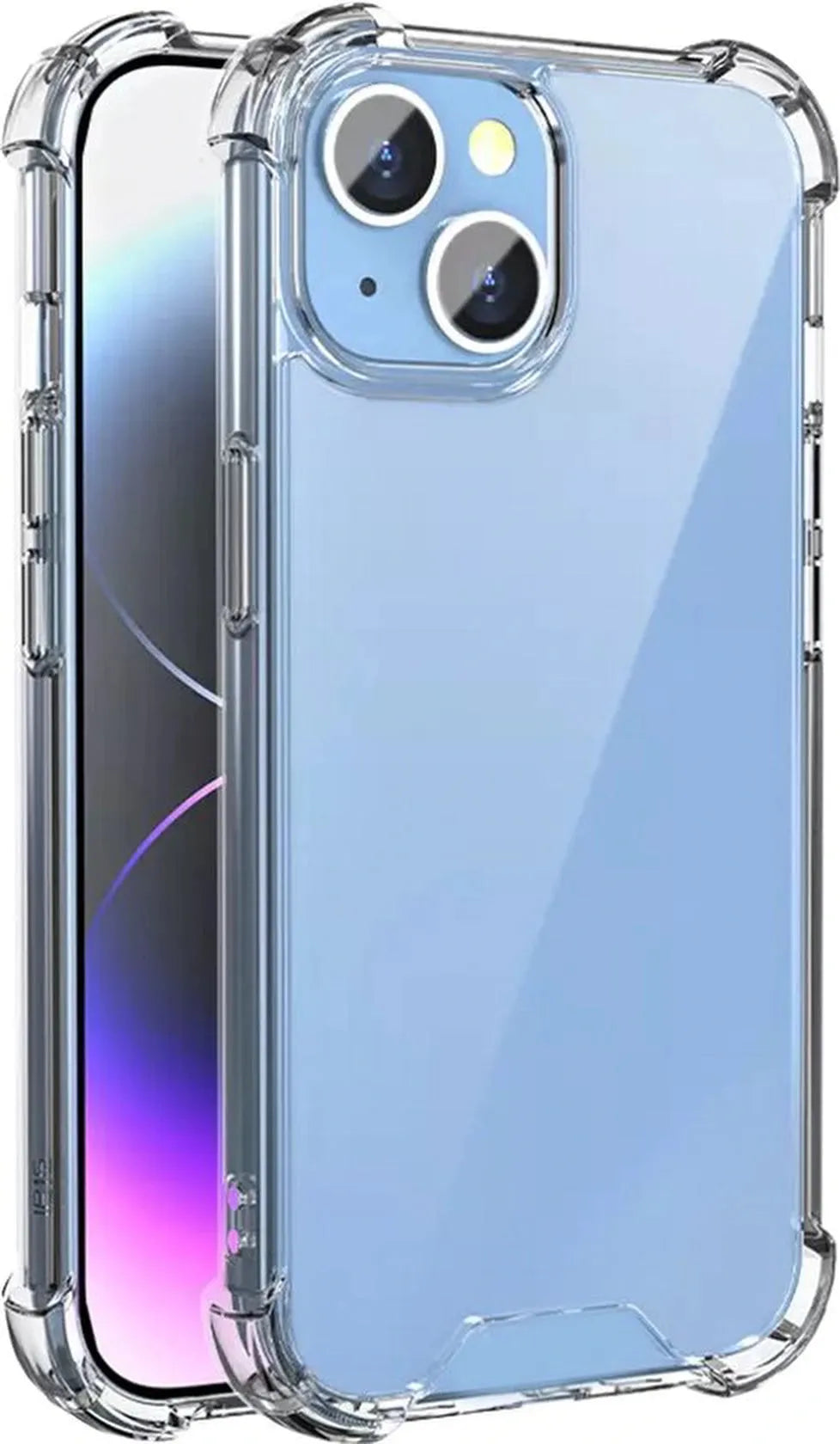 iPhone 15 Plus Hoesjes – Ultra-Hybrid Backcover – Schokbestendig – Crystal Clear – Transparant-Ilumina Benelux