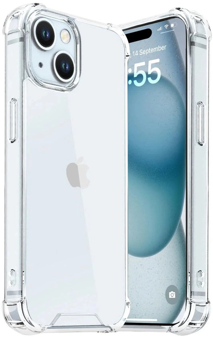 iPhone 15 Hoesjes – Ultra-Hybrid Backcover – Schokbestendig – Crystal Clear – Transparant-Ilumina Benelux