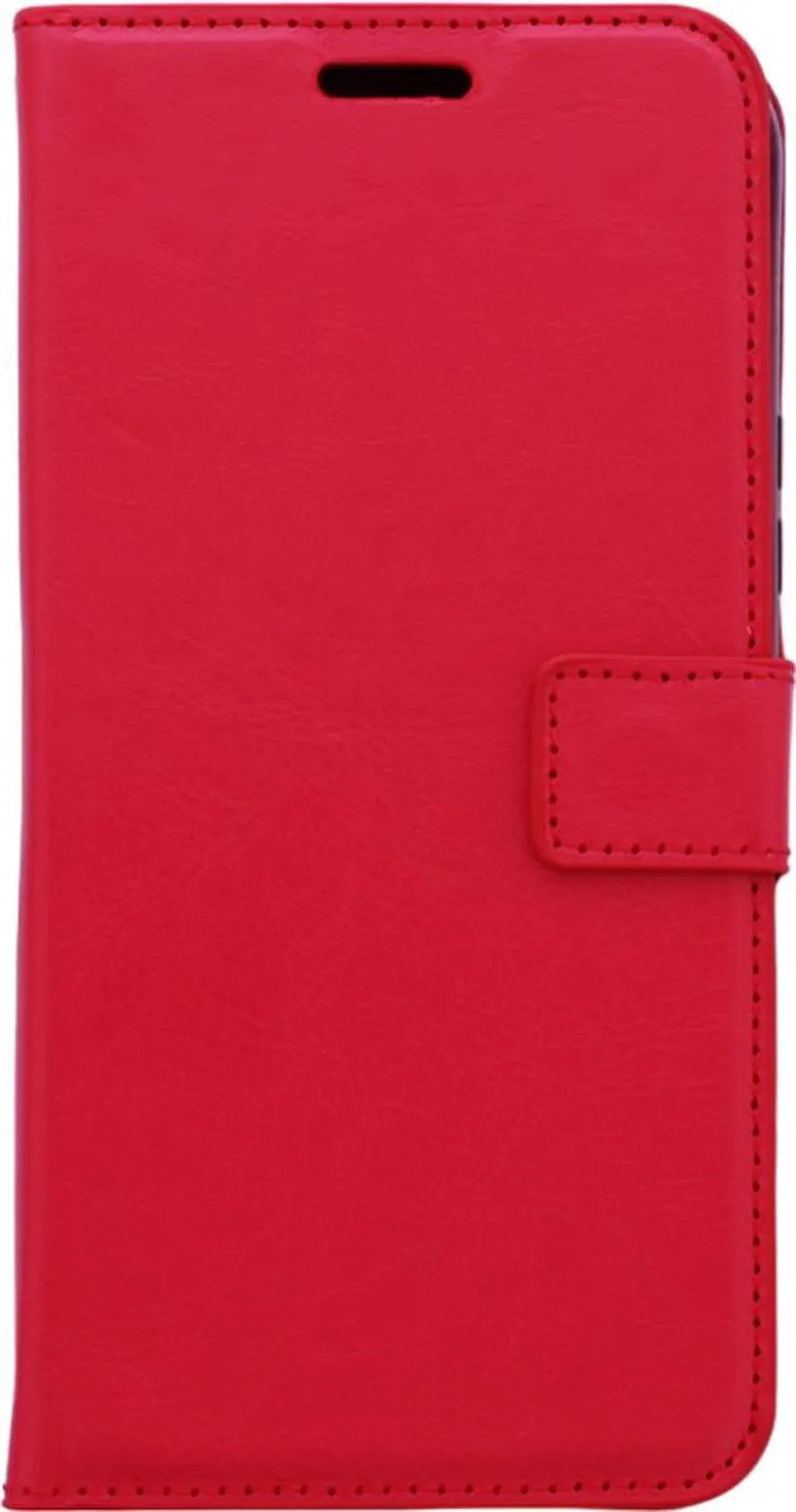 Samsung Galaxy A04E Hoesjes – Portemonnee Book Case – Pasjeshouder – Magneetsluiting – Rood-Ilumina Benelux