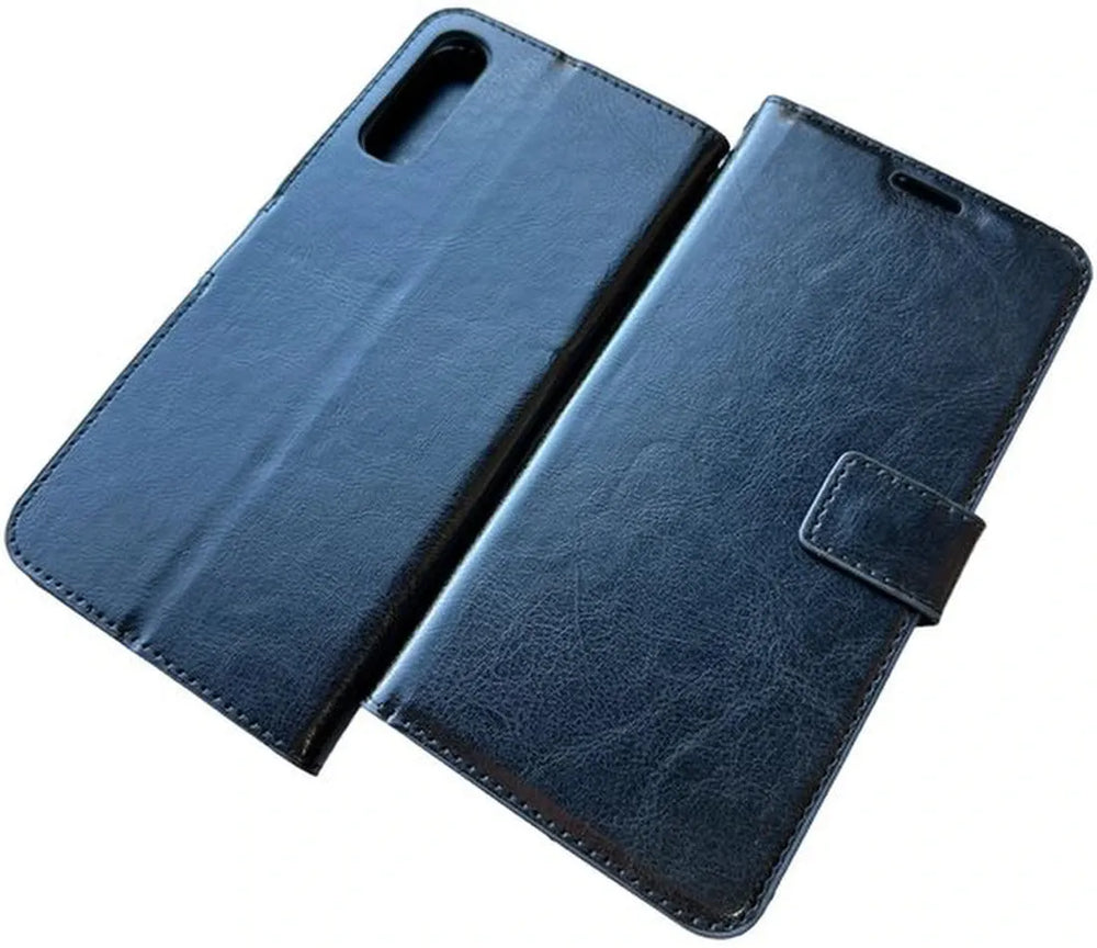 Samsung Galaxy A7 2018 Hoesjes – Portemonnee Book Case – Pasjeshouder – Magneetsluiting – Zwart-Ilumina Benelux