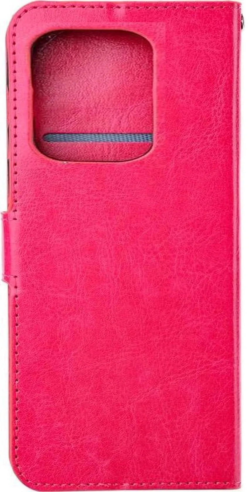 Xiaomi Redmi 13C Hoesjes – Portemonnee Book Case – Pasjeshouder – Magneetsluiting – Roze-Ilumina Benelux