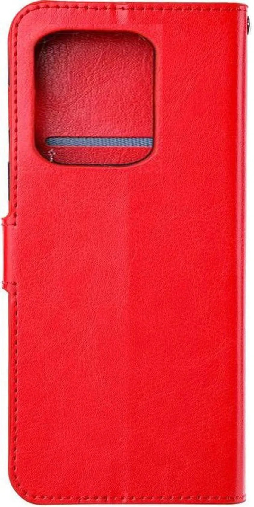 Xiaomi Redmi 13C Hoesjes – Portemonnee Book Case Backcover – Pasjeshouder – Magneetsluiting – Rood-Ilumina Benelux