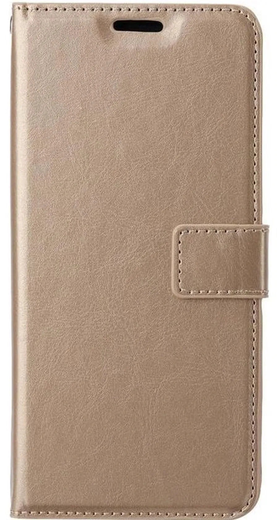 Xiaomi Redmi 13C / Poco C65 Hoesjes – Portemonnee Book Case – Pasjeshouder – Magneetsluiting – Goud-Ilumina Benelux