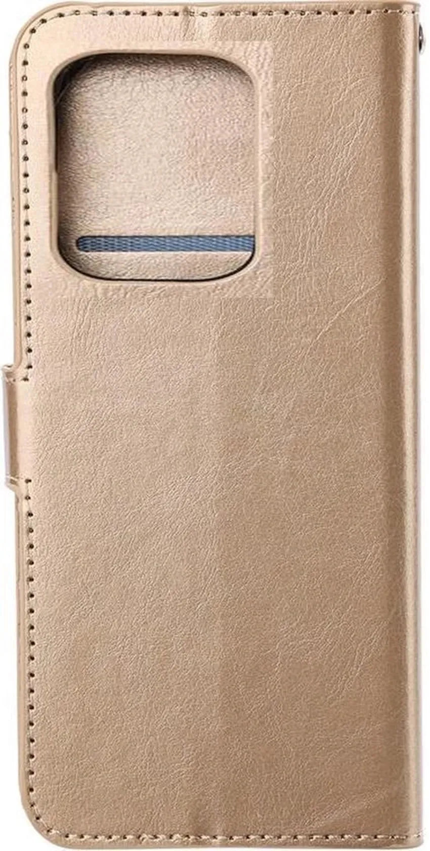 Xiaomi Redmi 13C / Poco C65 Hoesjes – Portemonnee Book Case – Pasjeshouder – Magneetsluiting – Goud-Ilumina Benelux