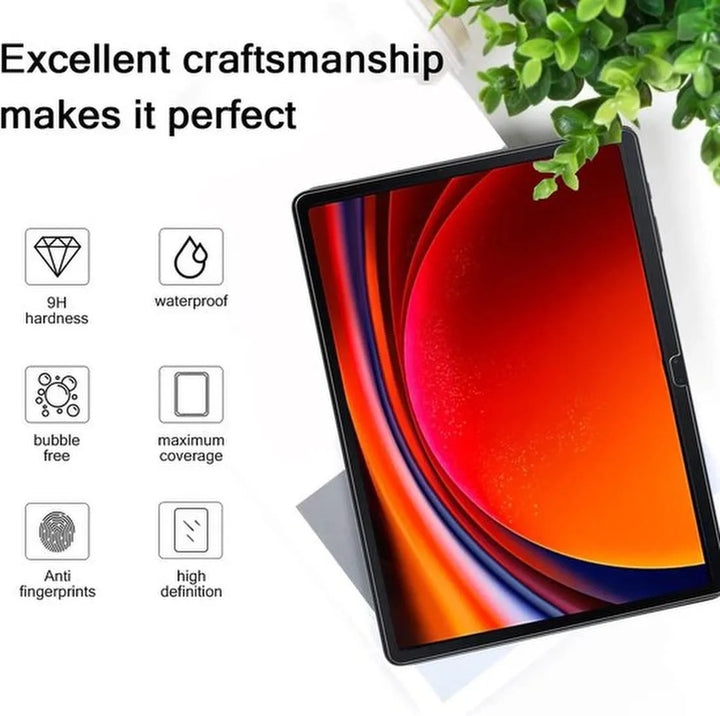 Screenprotector – Geschikt voor Samsung Galaxy Tab S10 FE / S9 / S9 FE – Gehard Glas – Anti-kras – 11 inch – 3x-tabletscreenprotectors-Ilumina Benelux