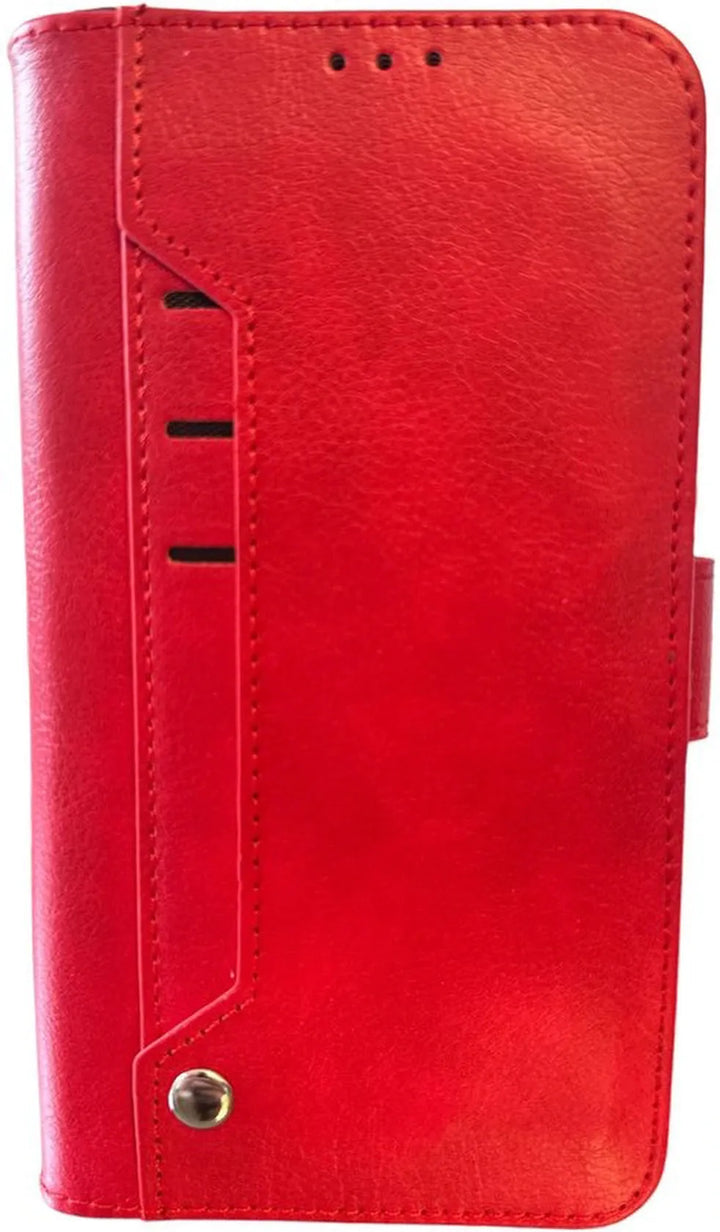 iPhone 16 Pro Hoesjes – Portemonnee Hoes – 9 Pasjesvakken – Multi Storage – Rood-Ilumina Benelux