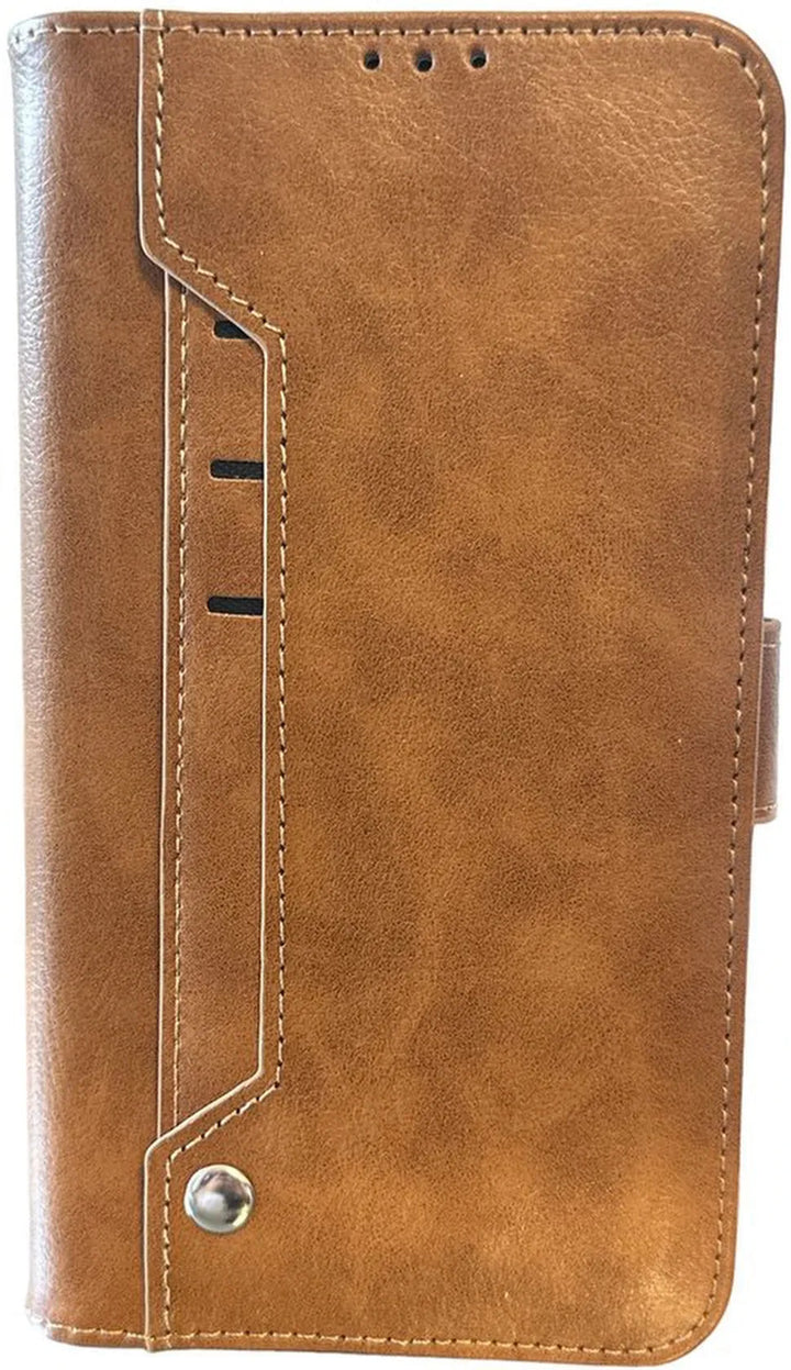 iPhone 16 Pro Max Hoesjes – Portemonnee Hoes – 9 Pasjesvakken – Multi Storage Wallet – Bruin-Ilumina Benelux
