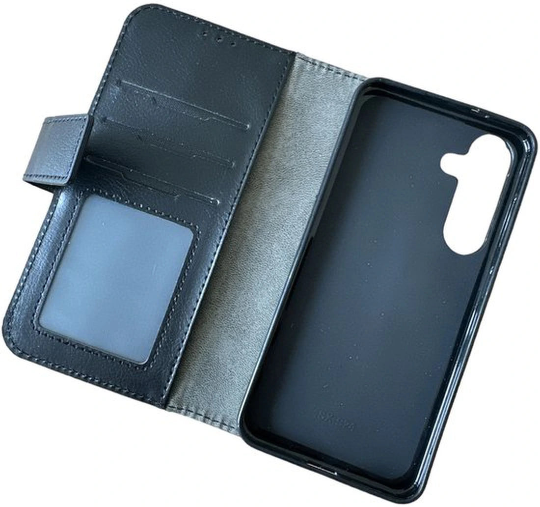 Multi Storage Wallet Hoesje Geschikt voor Samsung Galaxy A16 - met 9 Pasjesvakken - Zwart