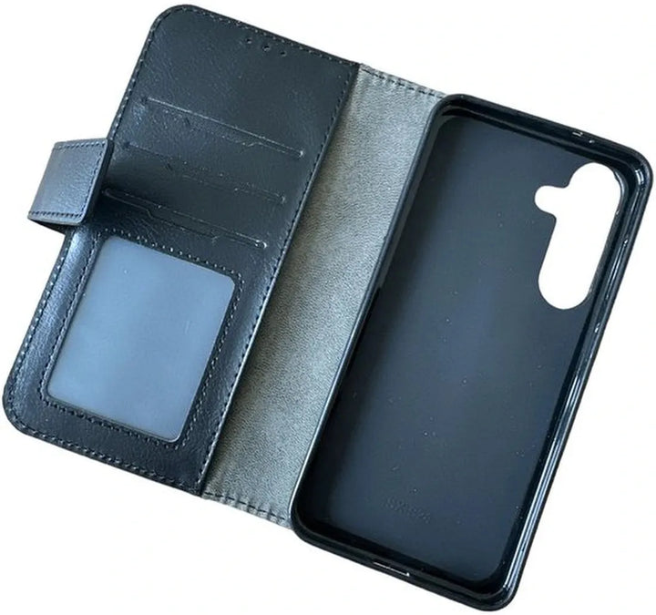 Samsung Galaxy A16 Hoesjes – Portemonnee Hoes – 9 Pasjesvakken – Magneetsluiting – Zwart-Ilumina Benelux