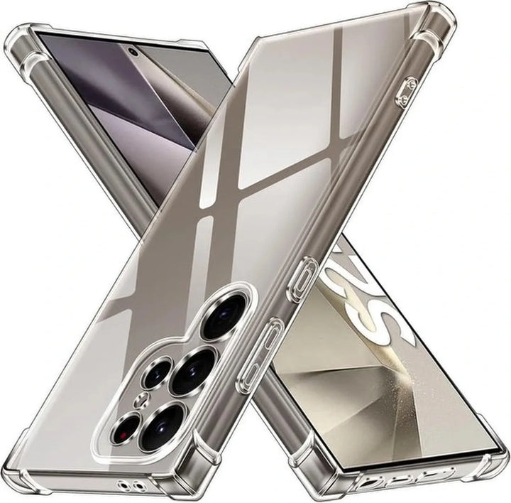 Samsung Galaxy S23 Ultra Hoesjes – Siliconen Backcover – Schokbestendig – Camera Beschermer – Transparant-Ilumina Benelux