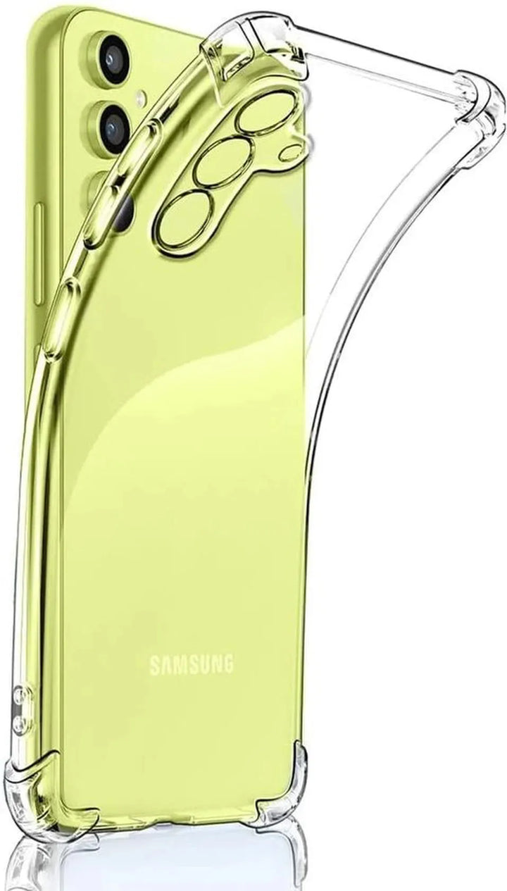 Samsung Galaxy A15 5G Hoesjes – Siliconen Backcover – Schokbestendig – Camera Beschermer – Transparant-Ilumina Benelux