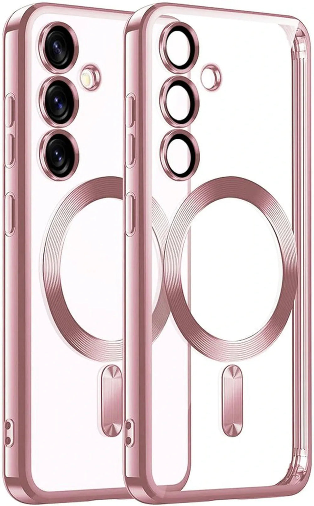 Samsung Galaxy A26/A17 5G Hoesjes – MagSafe Compatible Backcover – Camera Lens Protector – Roségoud-Ilumina Benelux