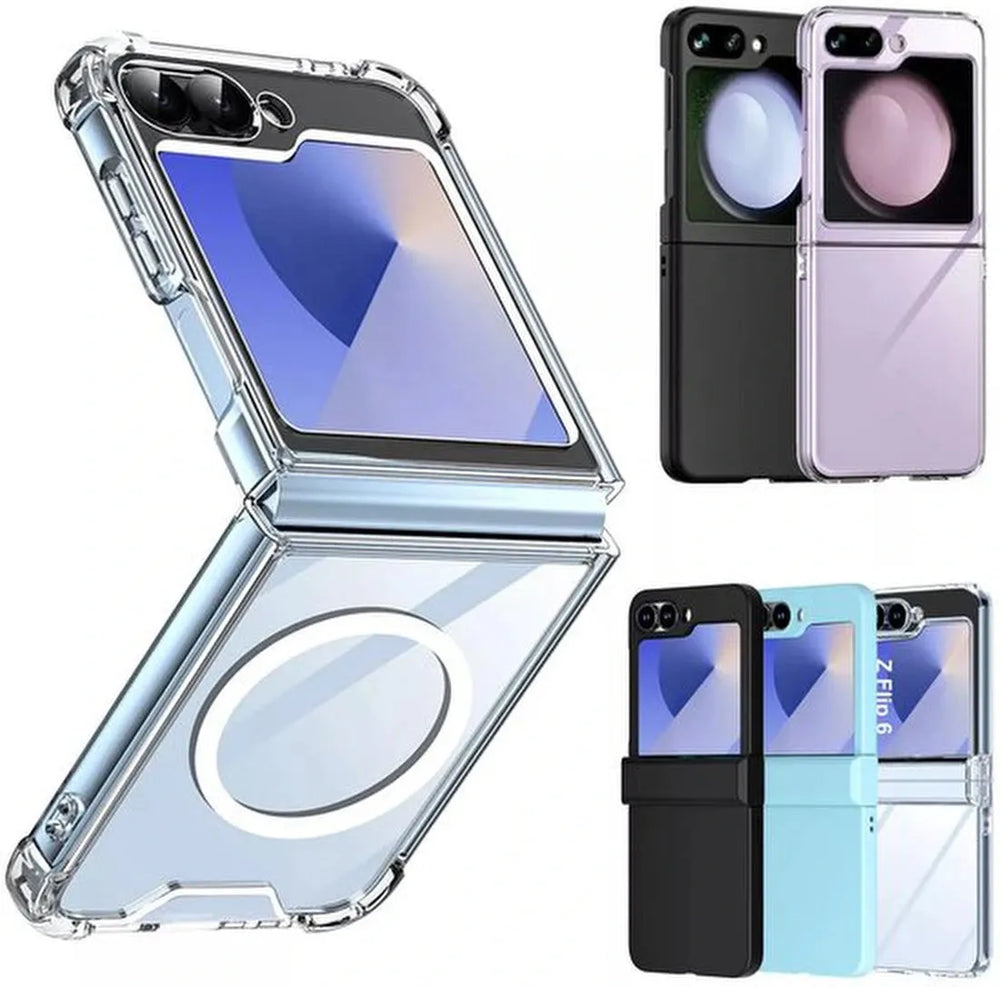 Samsung Galaxy Z Flip 5 Hoesjes – Transparante TPU Backcover – MagSafe Compatibel – Schokbestendig – Dun & Flexibel – Doorzichtig-Ilumina Benelux