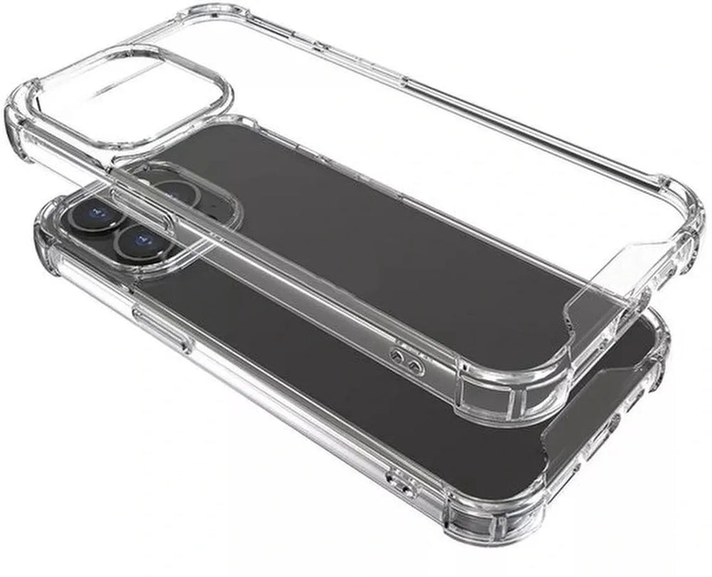 iPhone 13 Mini Hoesjes – Transparante Backcover – Schokbestendig – Met Nekkoord – Rood-Ilumina Benelux
