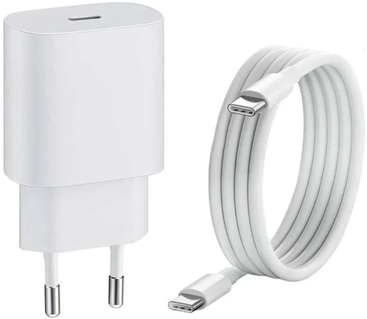 USB-C Oplader 25W – Geschikt voor Samsung Galaxy S25/S24/S23/A56/A55 – USB-C naar USB-C Oplaadkabel 1m – Snelladen-Oplader-Ilumina Benelux