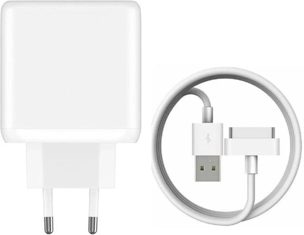 Oplader – Geschikt voor iPhone 3G/3GS/4/4S & iPad 1/2/3 – 65W Snellader – USB 30-Pin Oplaadkabel 1m-Oplader-Ilumina Benelux
