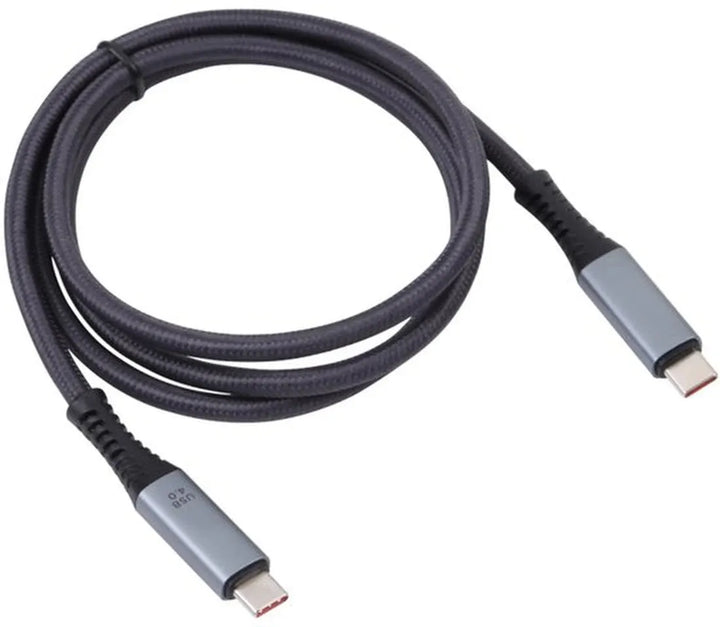 USB-C kabel – Thunderbolt 4 – 40 Gbps – 240W – 8K – 1 Meter – Zwart-USB-Kabels-Ilumina Benelux