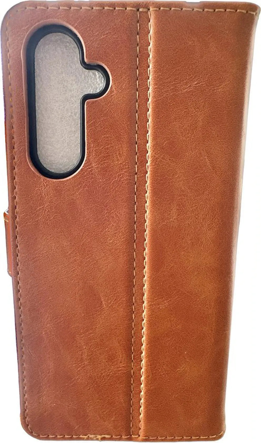 Samsung Galaxy S23 Ultra Hoesjes – Bookcase Portemonnee – Magneetsluiting – Pasjeshouder – Bruin-Ilumina Benelux