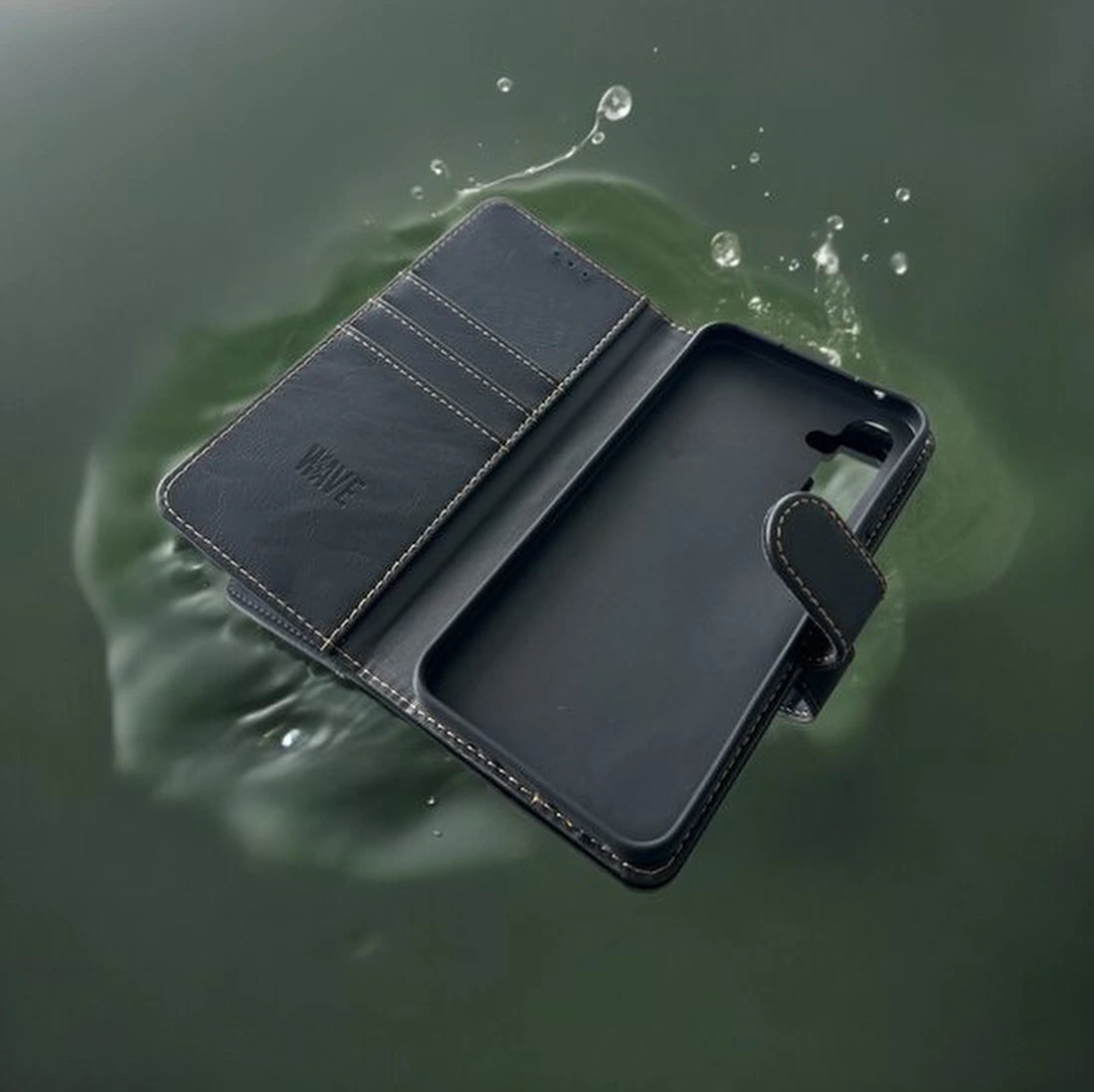 Samsung Galaxy S22 Hoesjes – Bookcase Portemonnee Hoes – Magneetsluiting – Pasjeshouder – Zwart