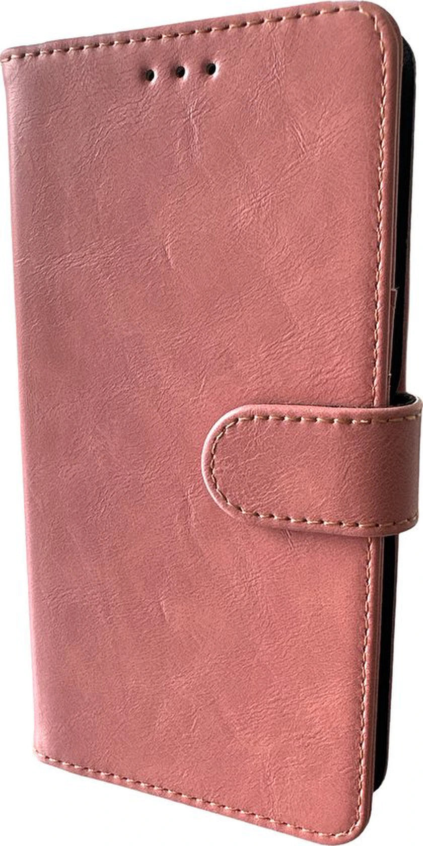 Elite Bookcase Geschikt voor: Samsung Galaxy A34 Hoesje met Magnetische Sluiting en Pasjeshouder - Roze