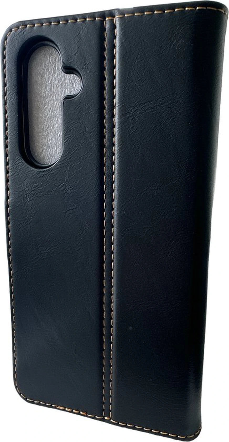 Samsung Galaxy A73 Hoesjes – Bookcase Portemonnee Hoes – Magneetsluiting – Pasjeshouder – Zwart