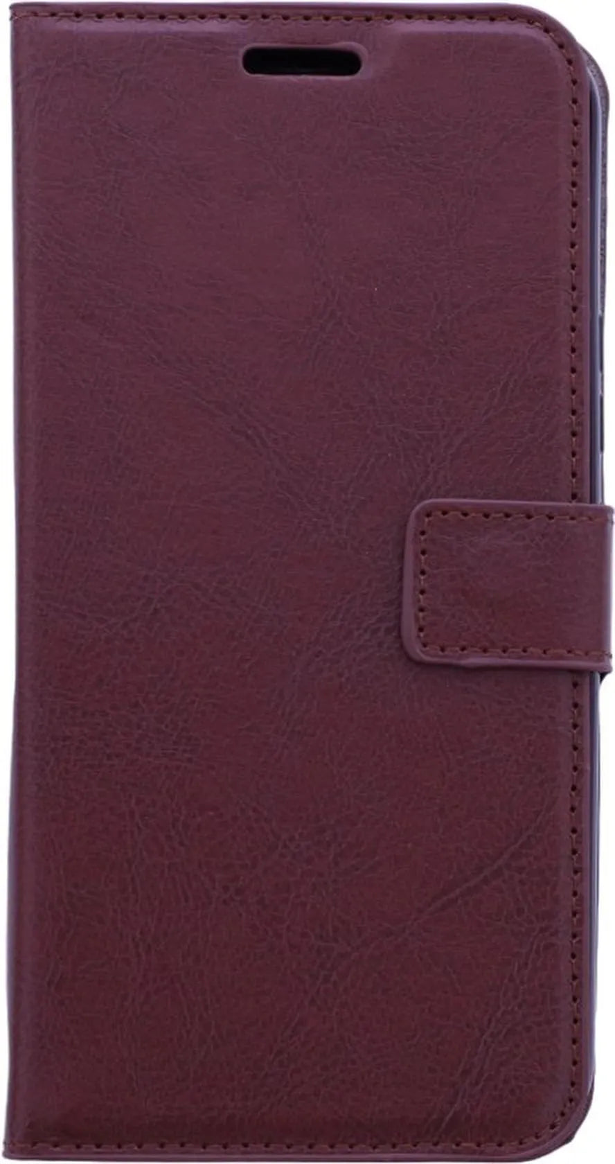 Samsung Galaxy S23 Ultra Hoesjes – Portemonnee Hoes – Pasjeshouder – Magneetsluiting – Bruin-Ilumina Benelux